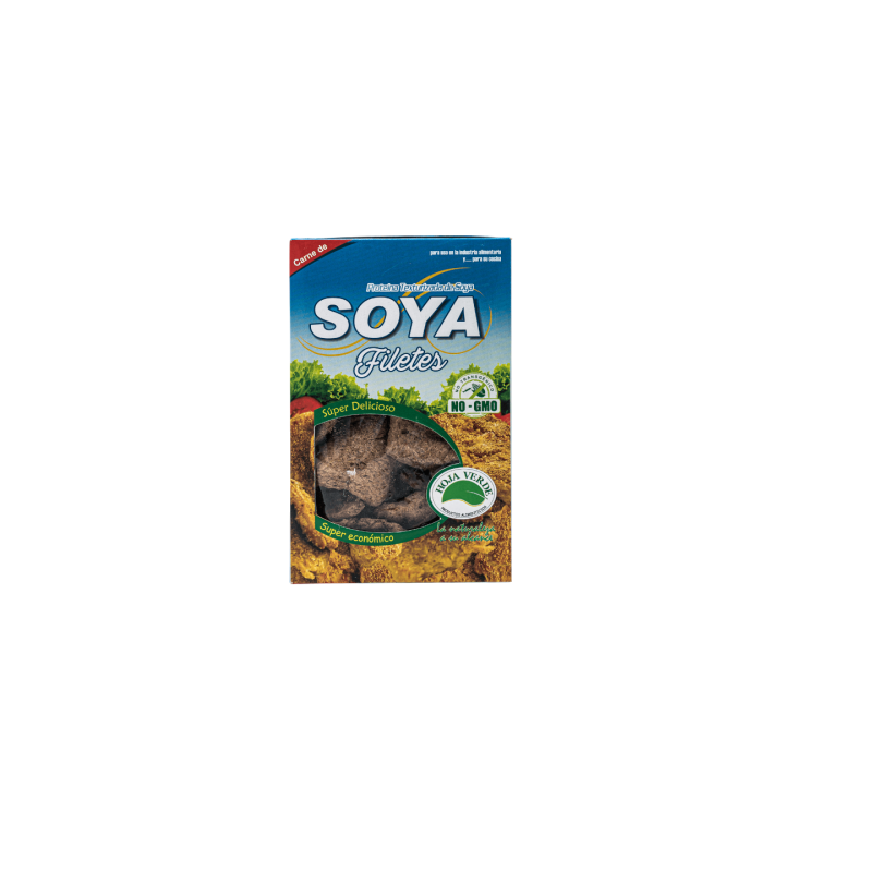 CARNE DE SOYA OSCURA X 100G-HOJA VERDE