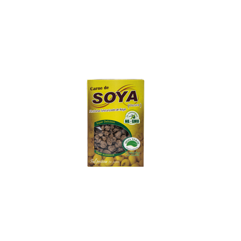 CARNE DE SOYA OSCURA X 150G-HOJA VERDE