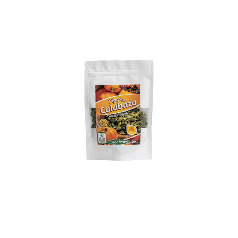 PIPAS DE CALABAZA X 100G-CAMPO NATURAL