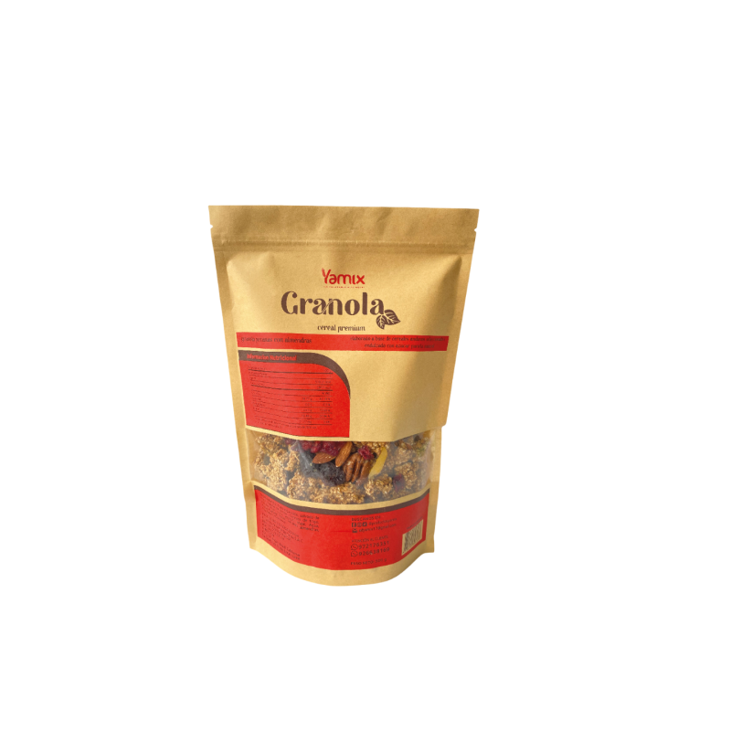 GRANOLA ALMENDRAS Y PECANAS X 500G-YAMIX