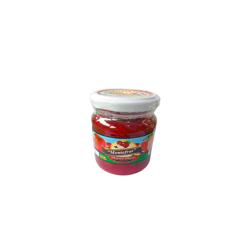 MERMELADA DE FRESA CON MANZANA Y CHIA X 210 G - MONTEFRUT