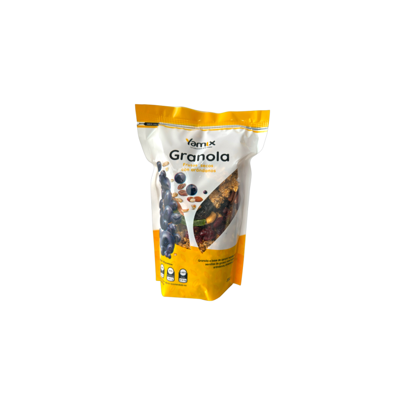 GRANOLA CON FRUTOS SECOS Y ARANDANO X 350G-YAMIX