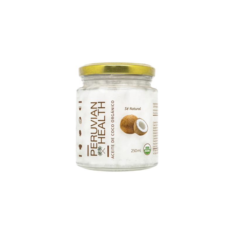 ACEITE DE COCO X 250ML - PERUVIAN HEALTH