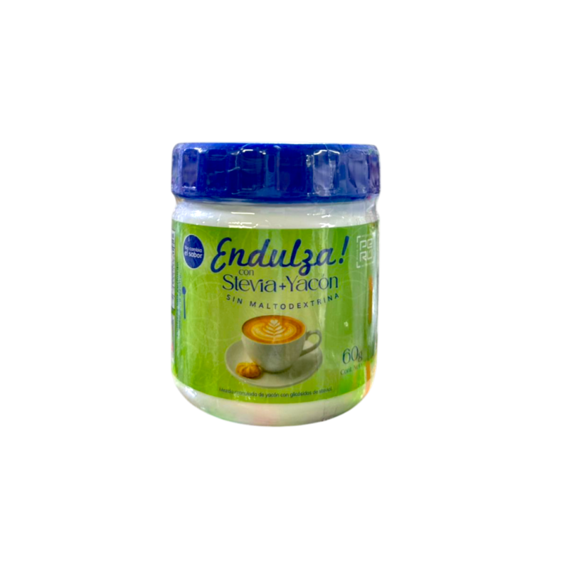 ENDULZA CON STEVIA Y YACON X 60G - ENDULZA