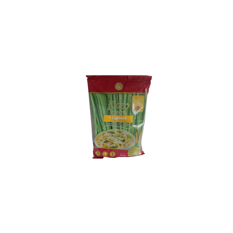 FIDEO DE ESPINACA X 250GR - GOPAL