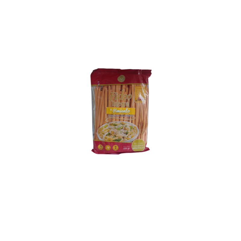 FIDEO INTEGRAL DE PIMIENTO X250GR - GOPAL
