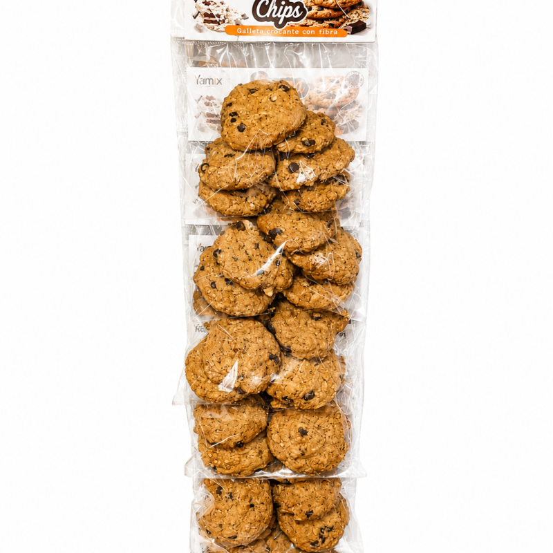 GALLETAS DE AVENA CON CHISPAS DE CHOCOLATE TIRA X6UND