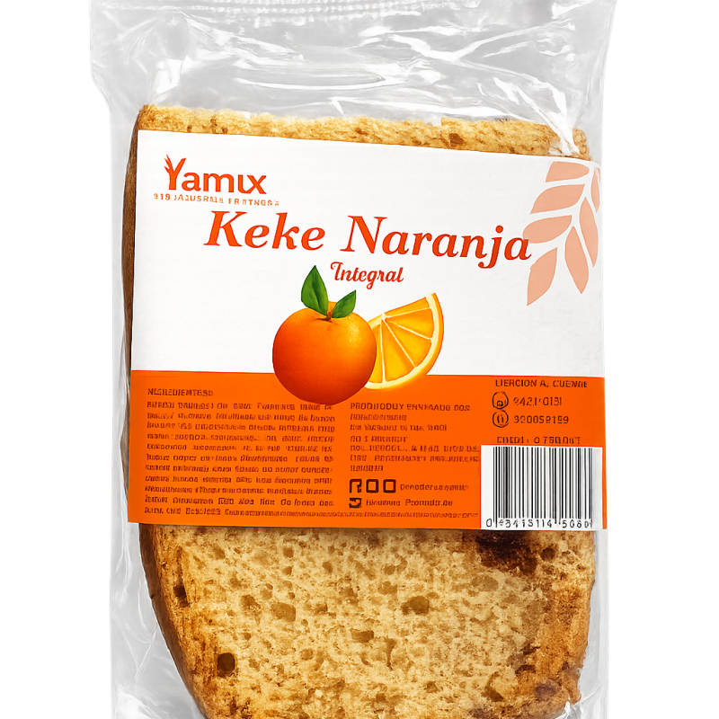 KEKE TAJADA DE NARANJA