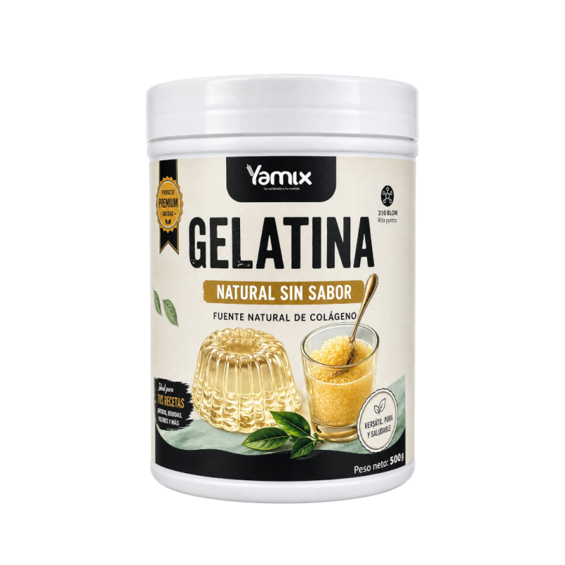 GELATINA SIN SABOR YAMIX X 500GR