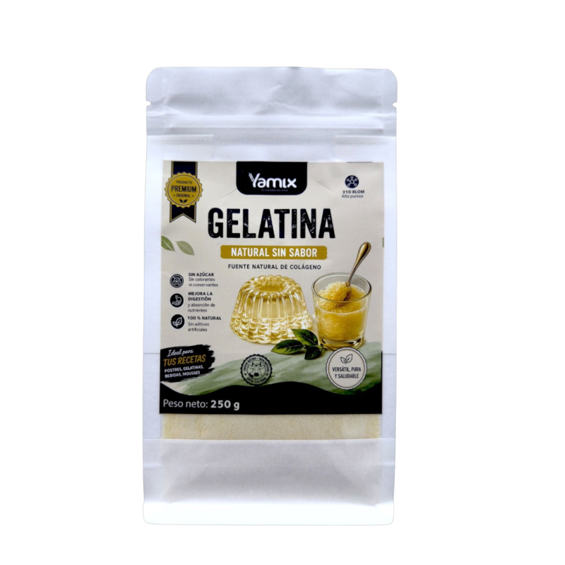 GELATINA SIN SABOR YAMIX X 250GR
