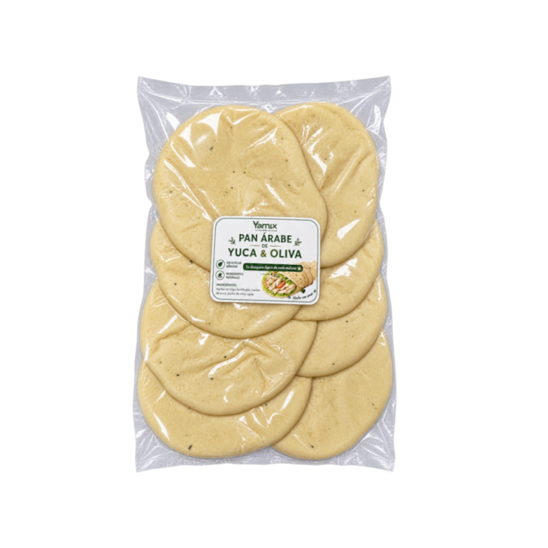 PAN  ÁRABE DE YUCA Y OLIVA X8UND - YAMIX